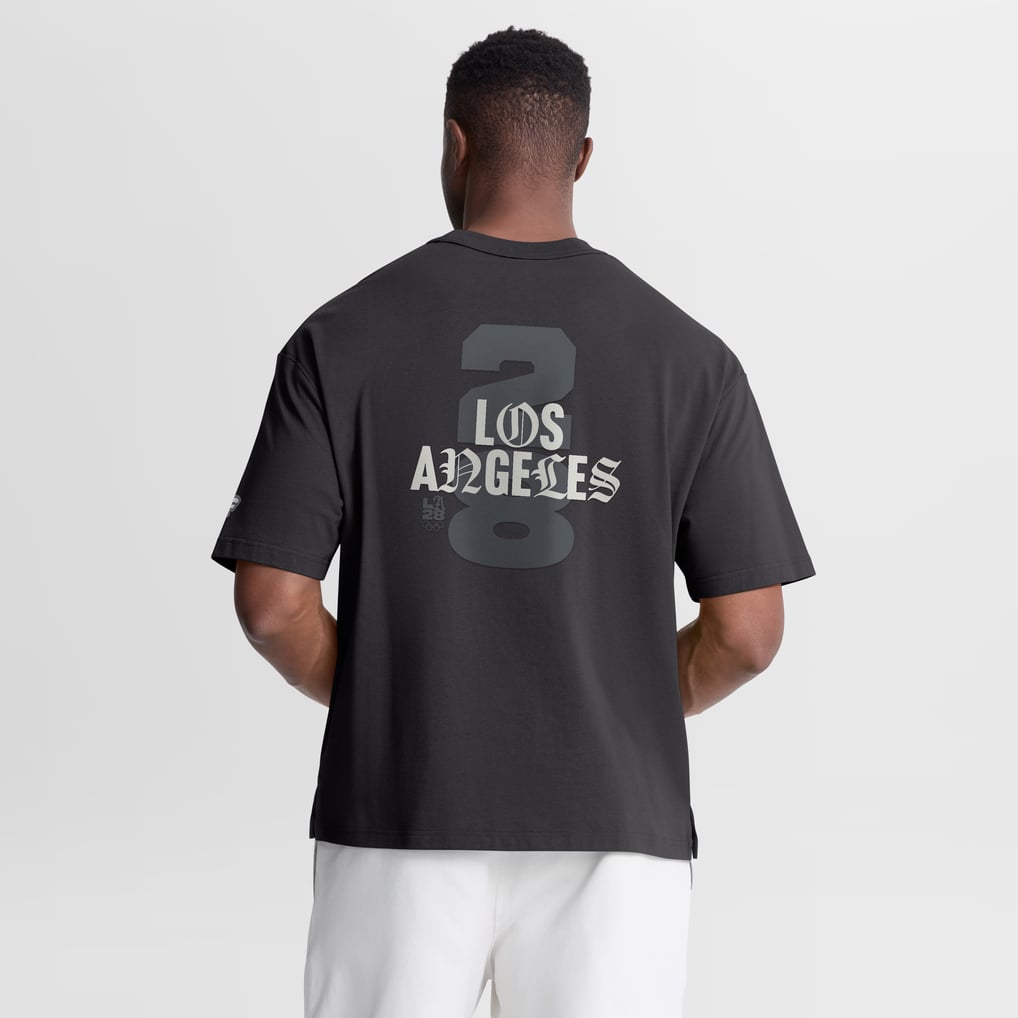 T-shirt oversize LA28 Summer Olympics Fanatics Type Play - Gris